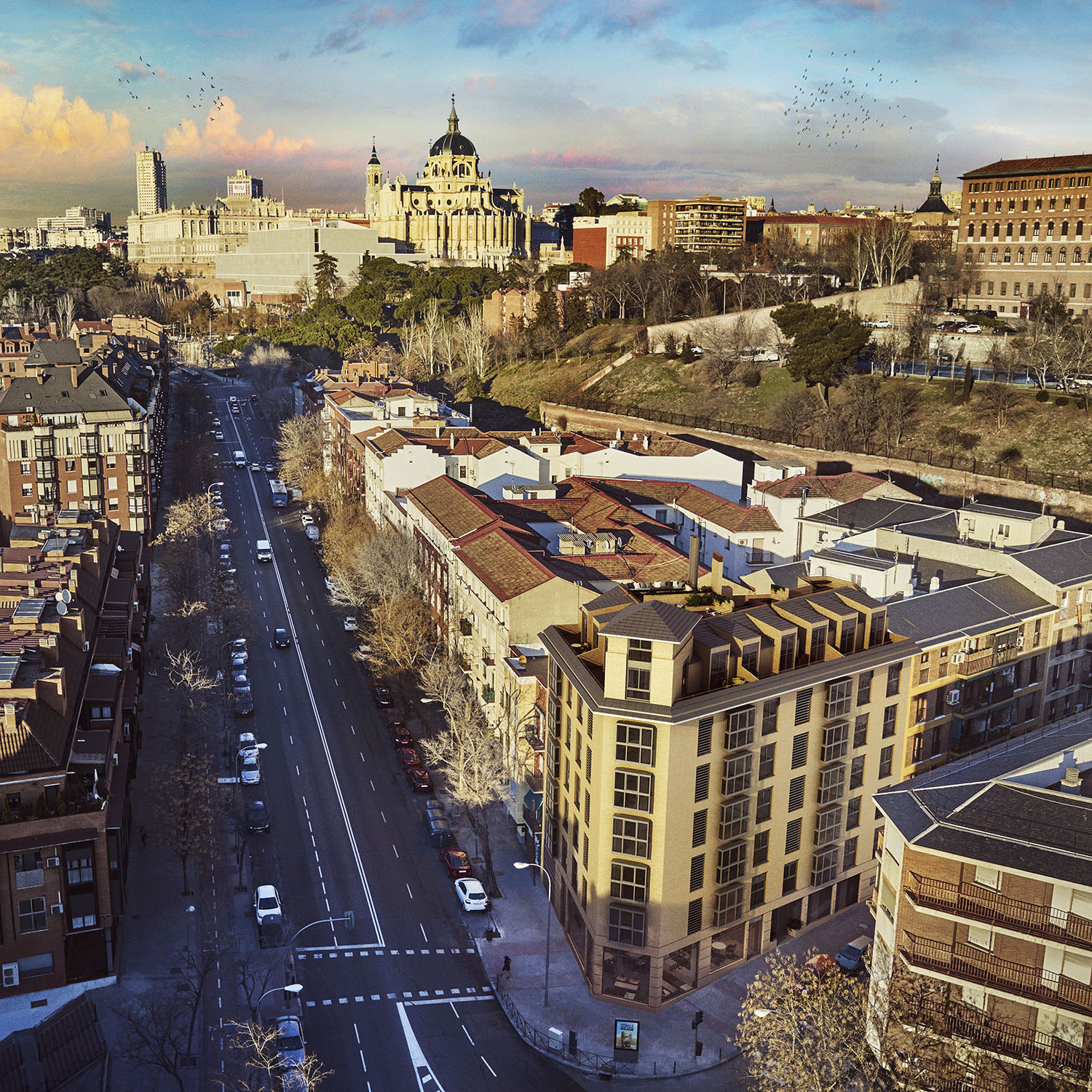 Infografía Viviendas Ronda de Segovia