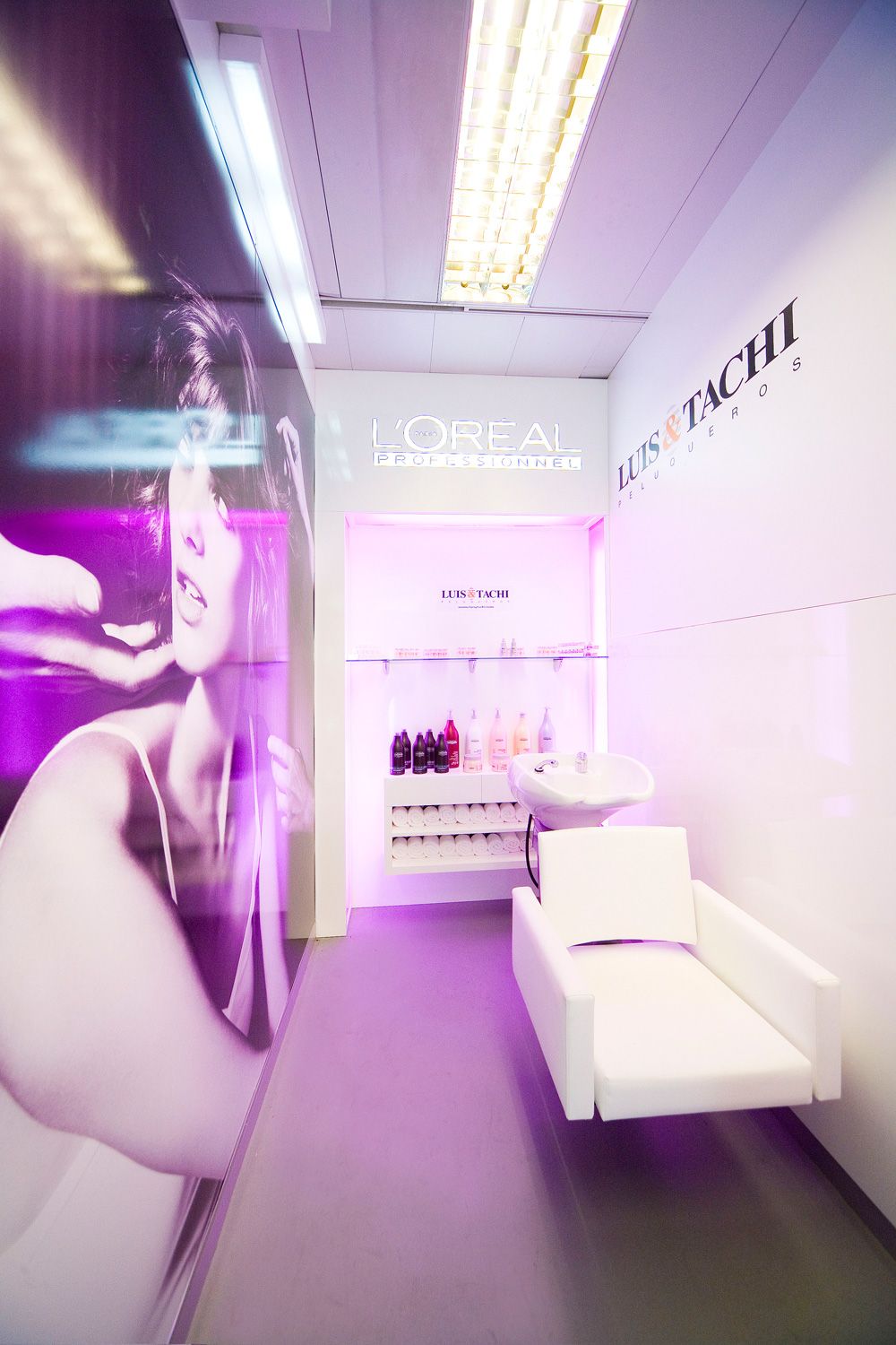 L’Oréal Professionnel Diseño de stand para El Corte Inglés (1)