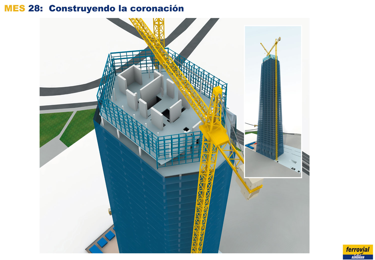 avance de obra torre de cristal torre mutua madrileña (12)