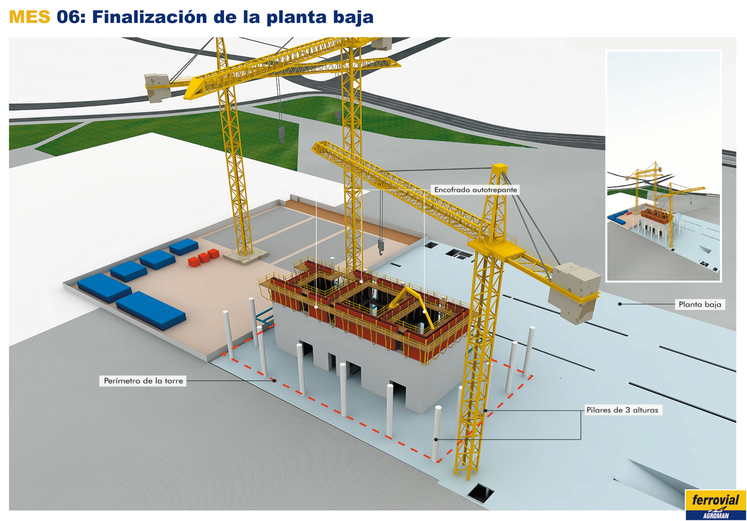 avance de obra torre de cristal torre mutua madrileña (5)