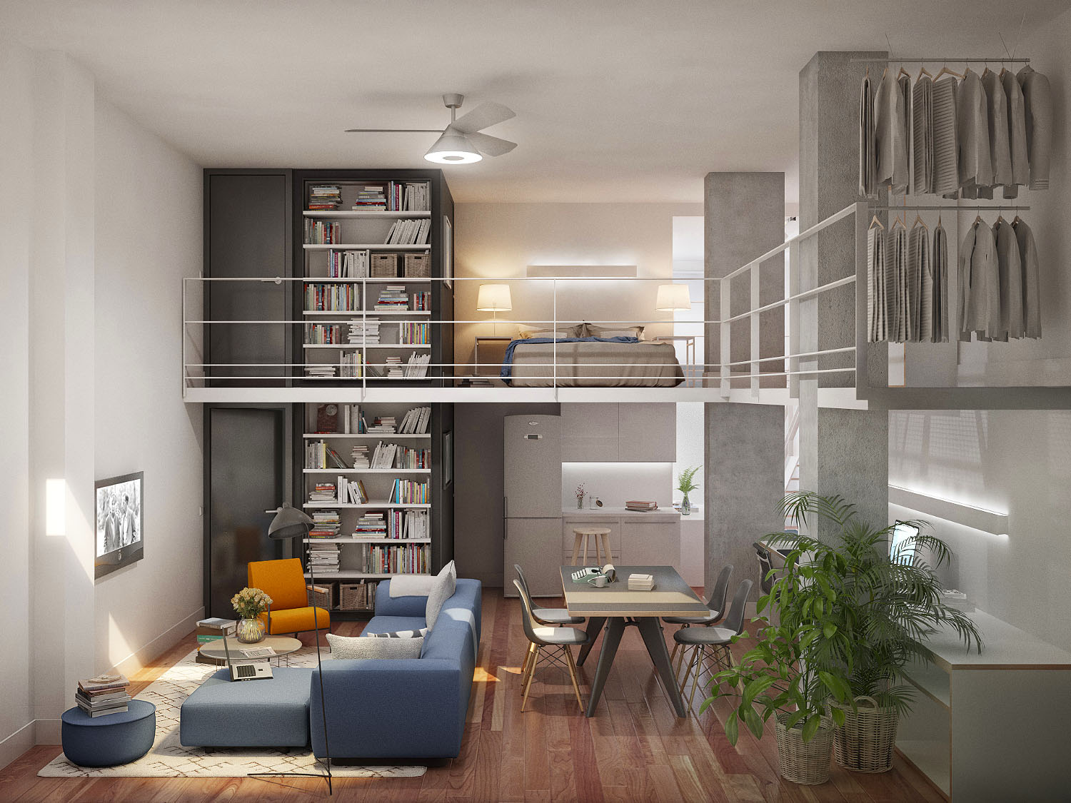 diseño de loft madrid 03