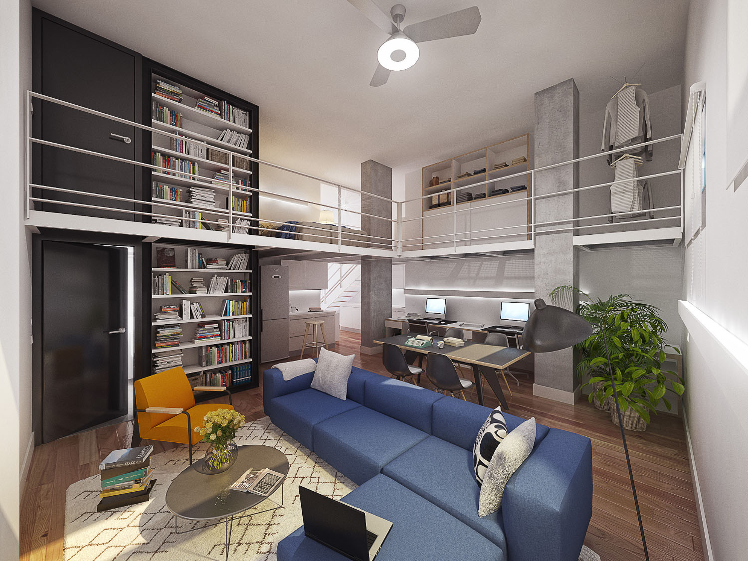 diseño de loft madrid 05