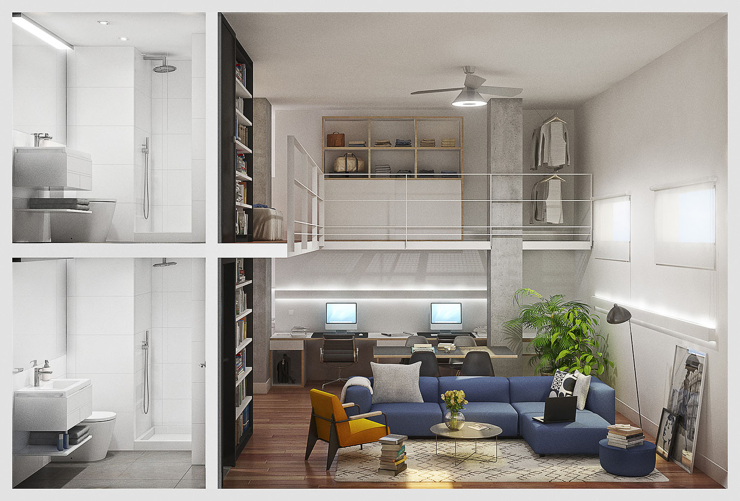 diseño de loft madrid 06