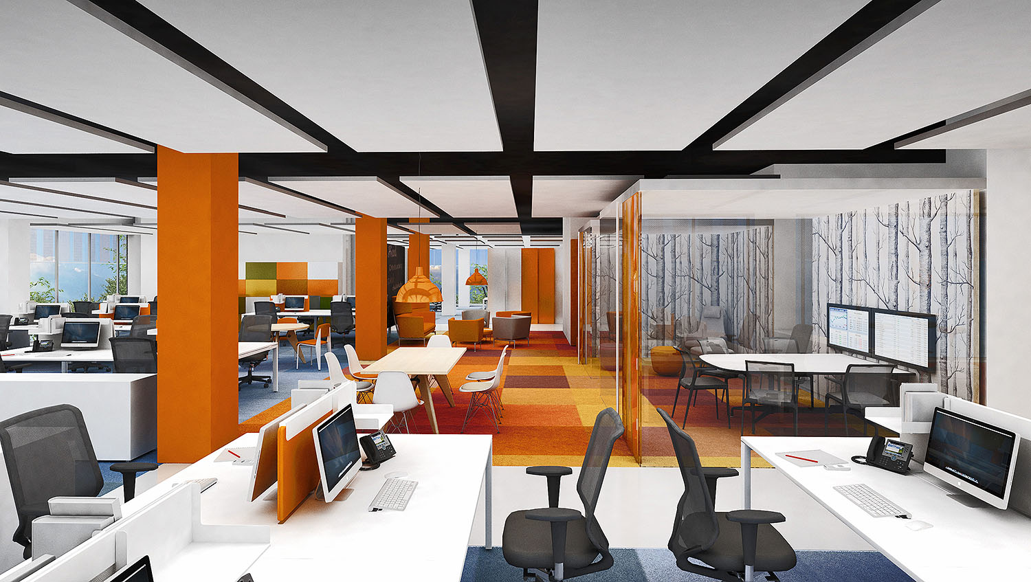 diseño de oficinas ING las rozas