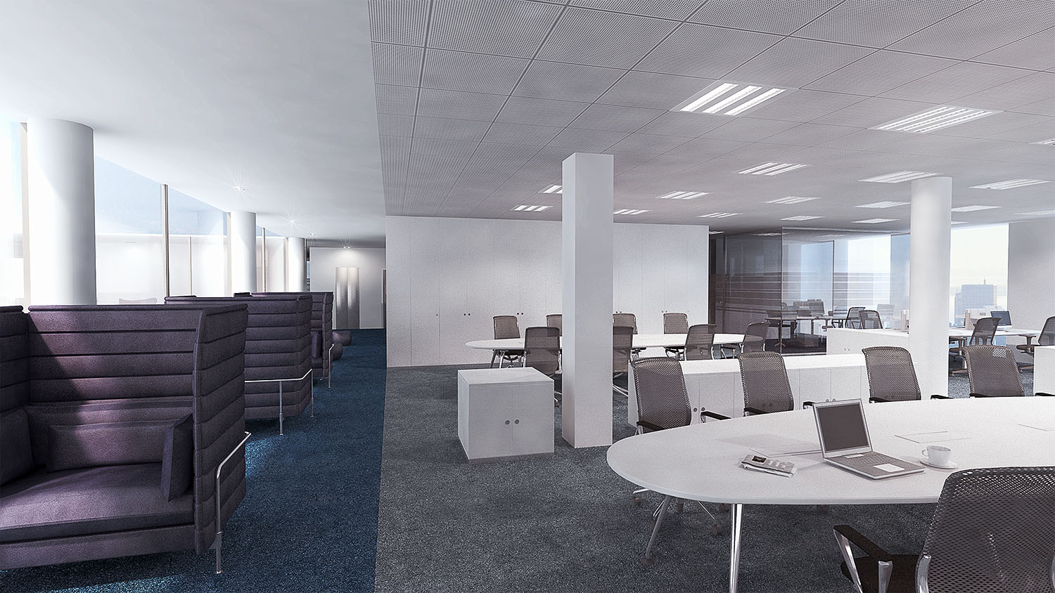 diseño de oficinas red electrica 3