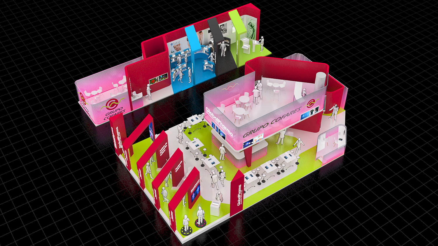 diseño de stand infarma cofares 01 diseño de stand infarma cofares 01