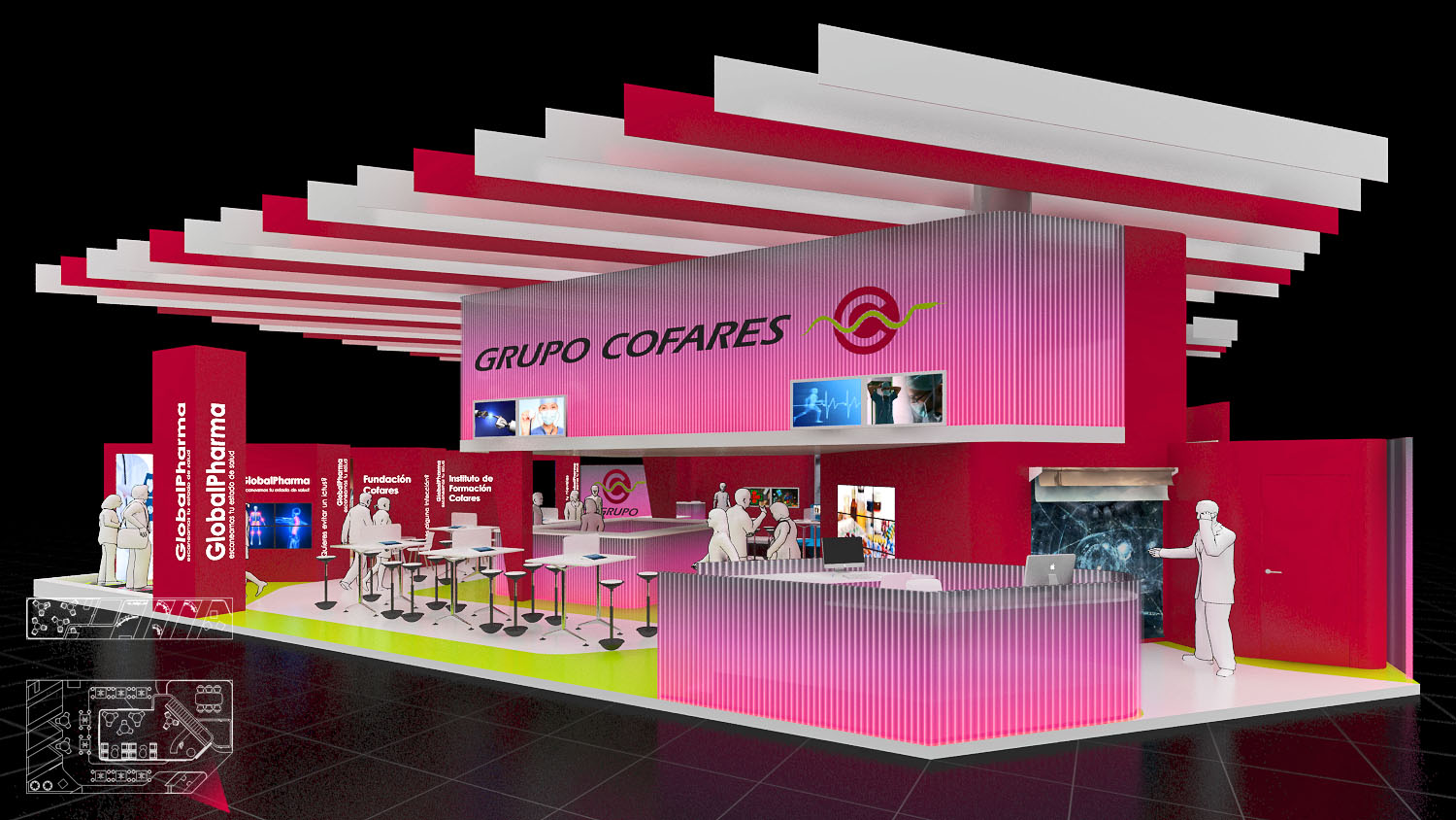 diseño de stand infarma cofares 03 diseño de stand infarma cofares 03