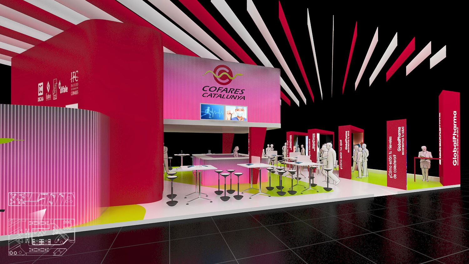 diseño de stand infarma cofares 04 diseño de stand infarma cofares 04