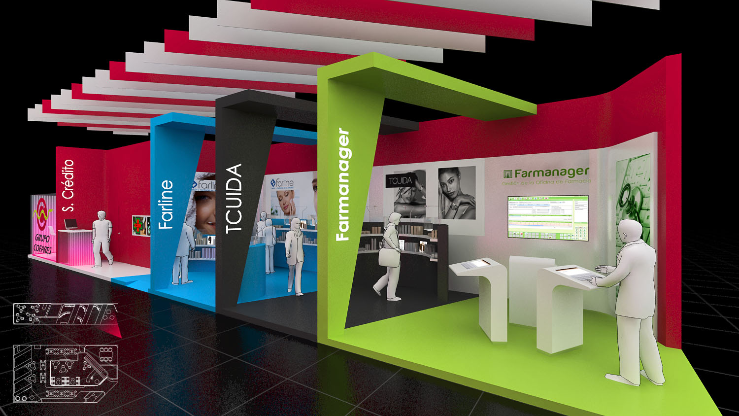 diseño de stand infarma cofares 07 diseño de stand infarma cofares 07