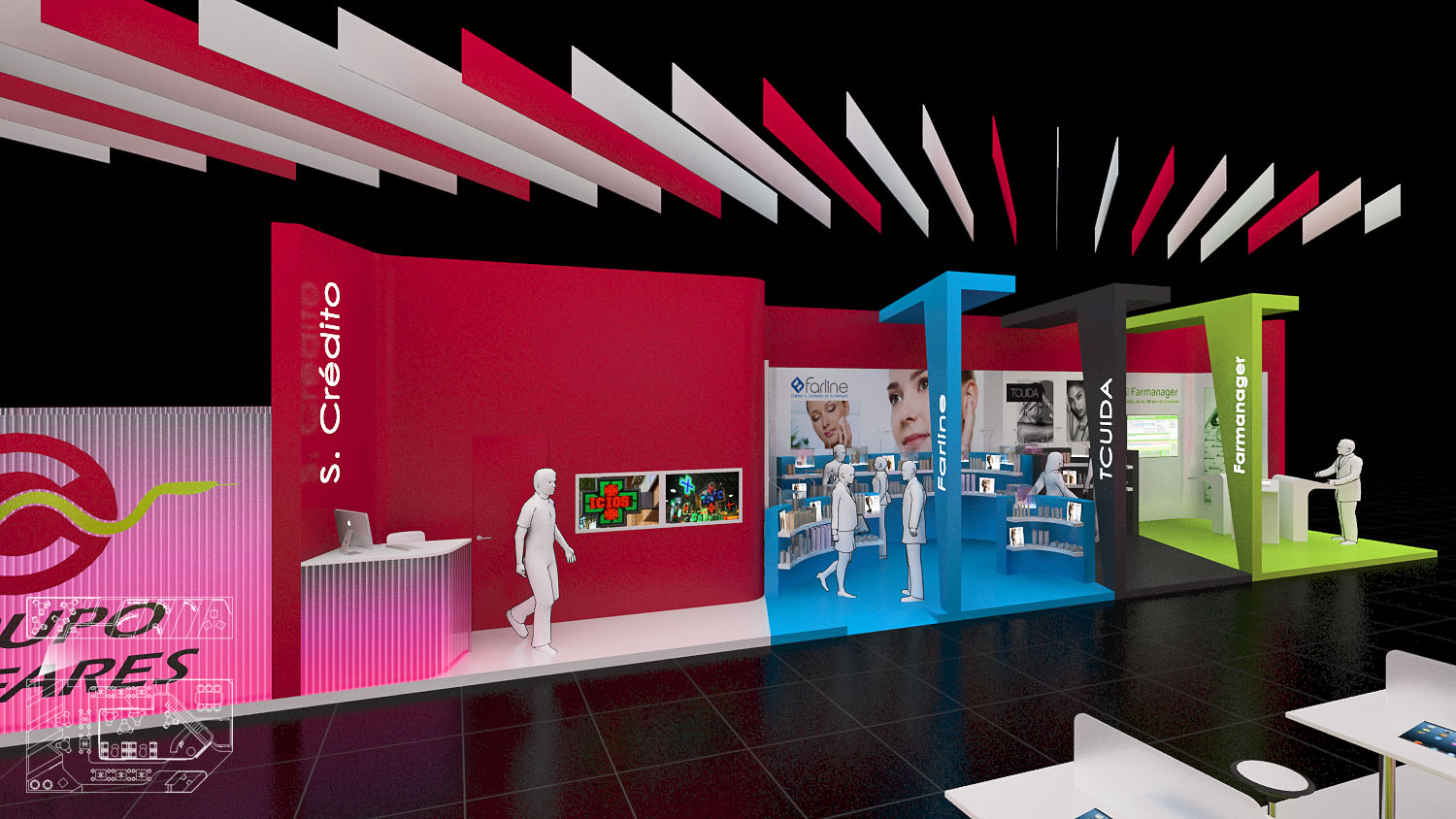 diseño de stand infarma cofares 08 diseño de stand infarma cofares 08