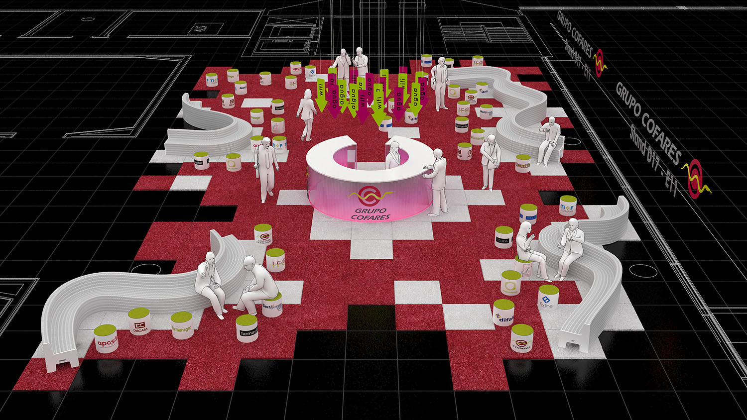 diseño de stand infarma zona descanso diseño de stand infarma zona descanso