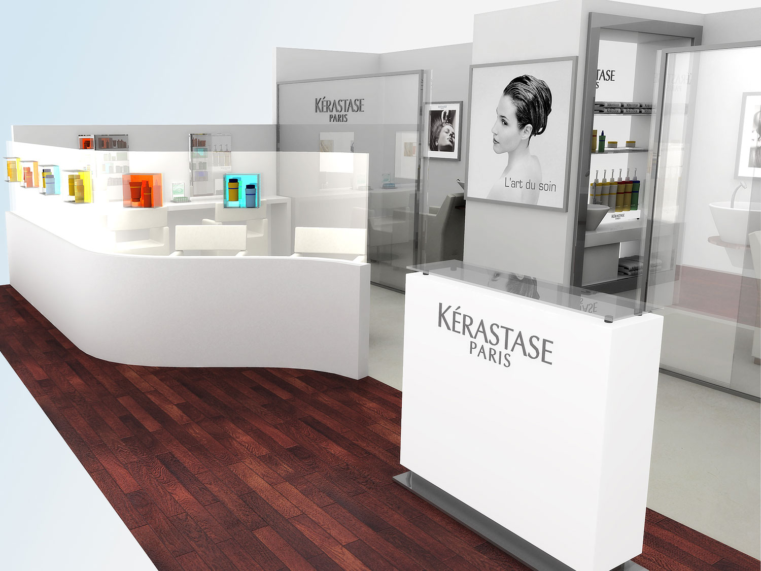 diseño de stand kerastase para el corte ingles (2)