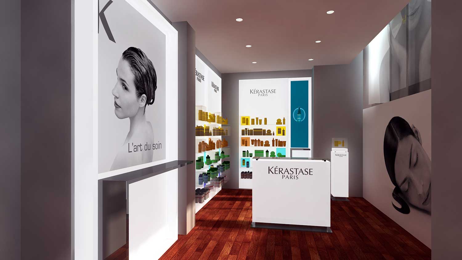 diseno salon peluqueria kerastase Larpi Cardaba diseno salon peluqueria kerastase Larpi Cardaba