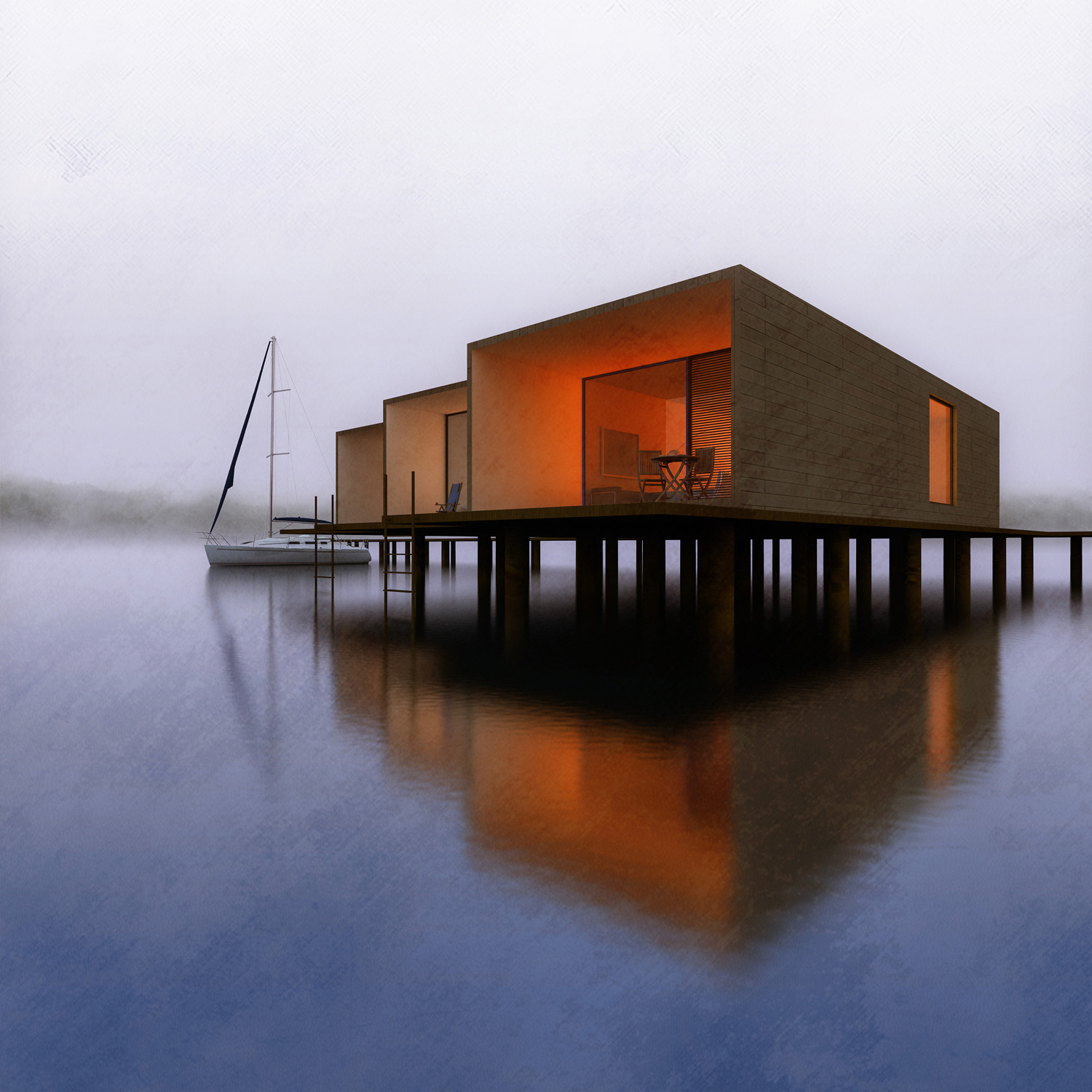 infigrafía viviendas lujo Eraclea, Italia