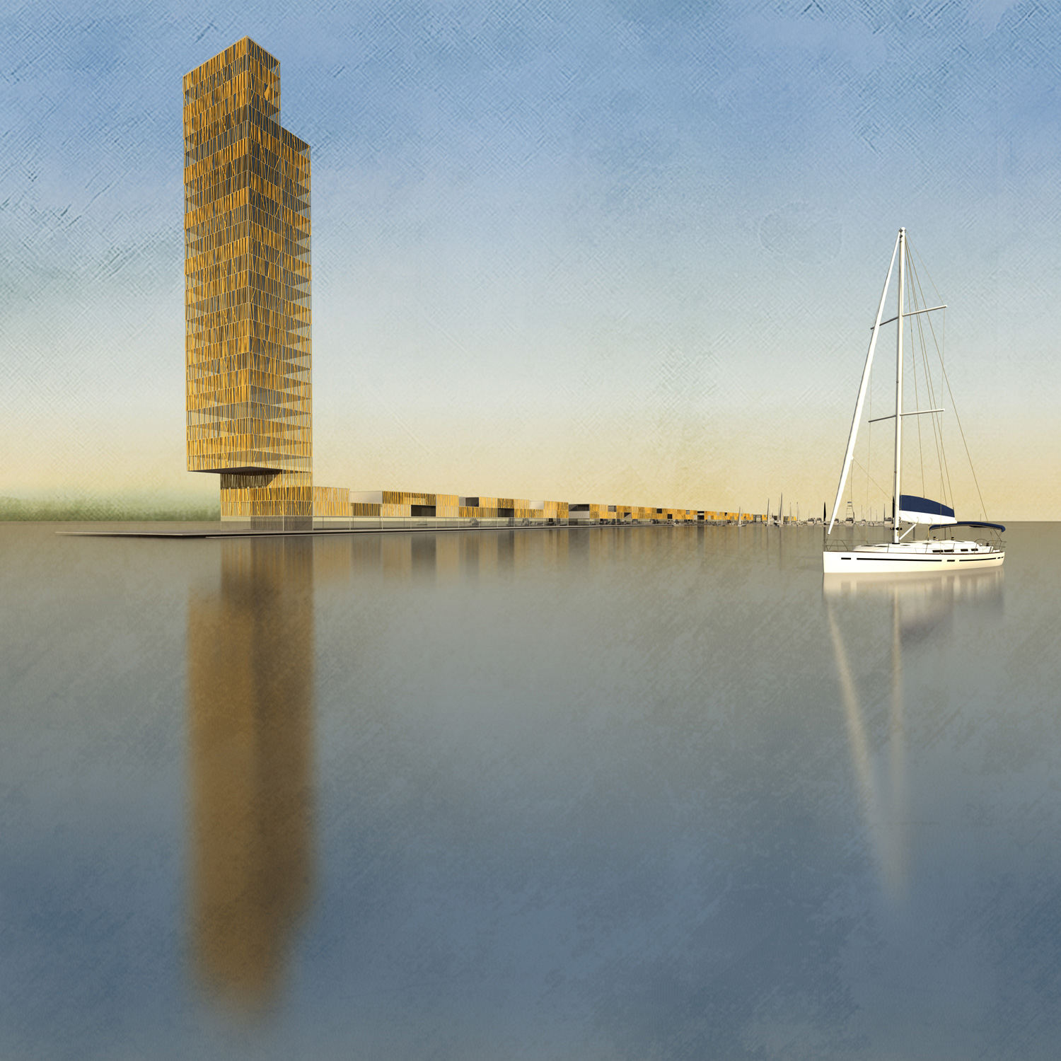 infigrafía viviendas lujo Eraclea, Italia