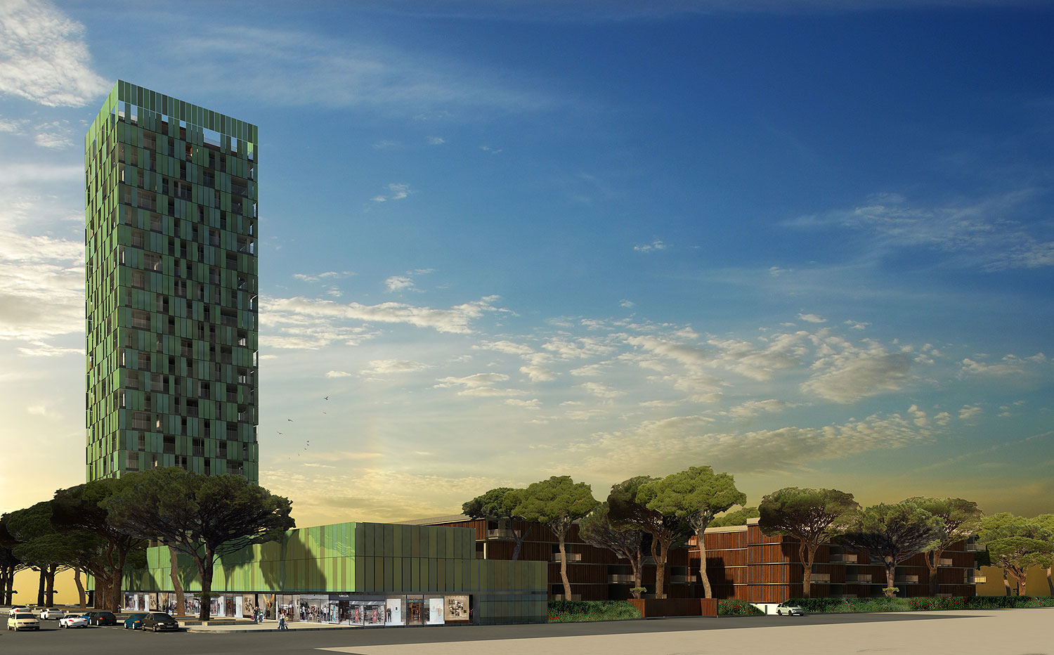 infografia viviendas exterior lujo jesolo (2) infografia viviendas exterior lujo jesolo (2)